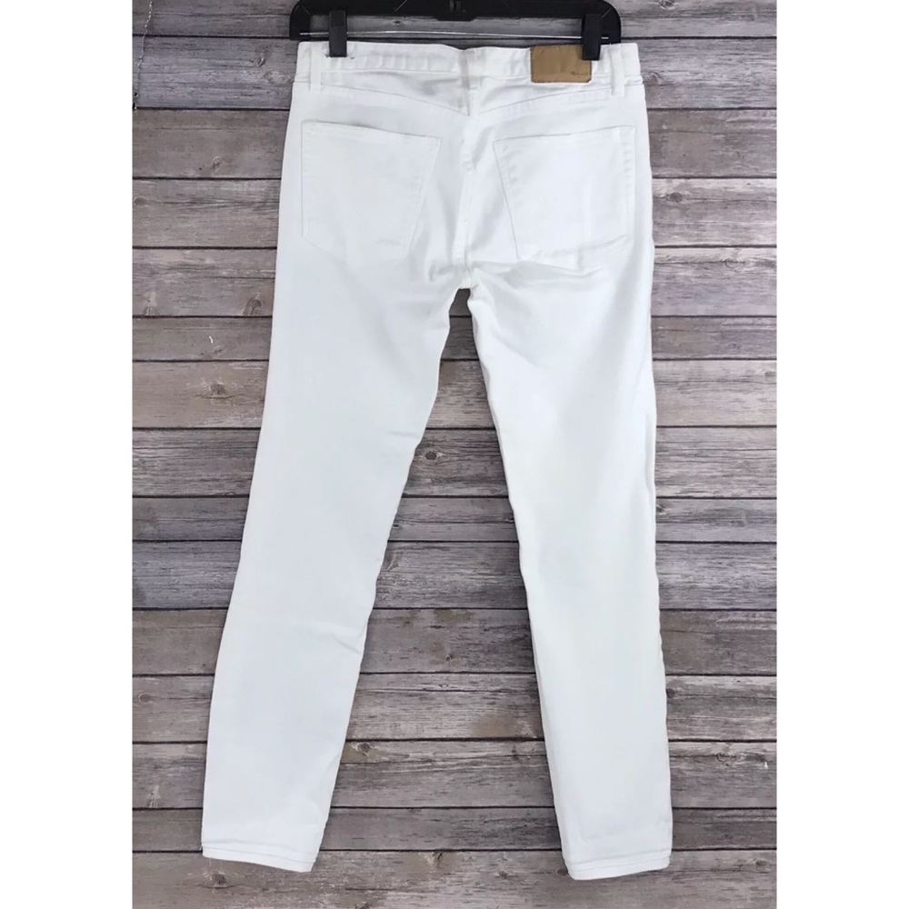 Madewell White Skinny Jeans